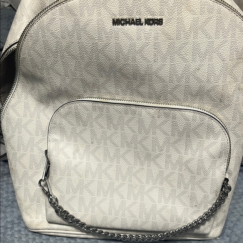 Michael Kors Cream Backpack